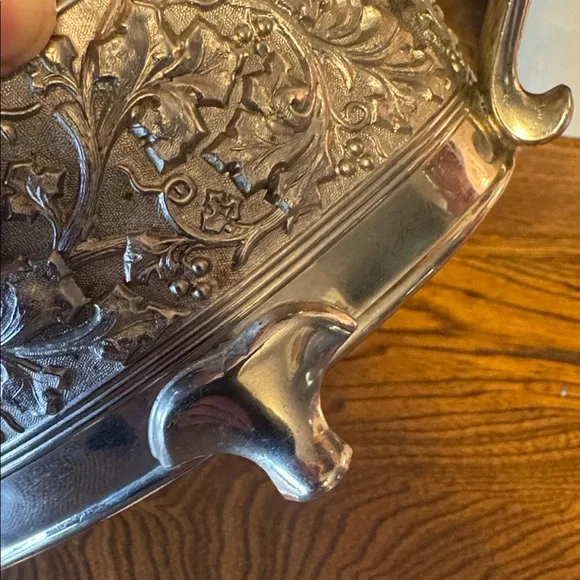 Elegant Ornate Serving Dish Bowl for glass casserole dishes or repurposing - Picture 5 of 9